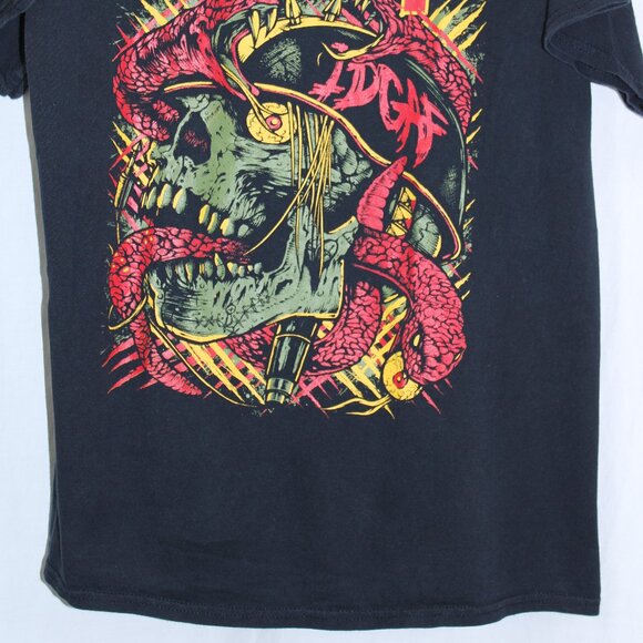 Otep Band Shirt L Black 2014 Generation Doom Tour IDGAF Heavy Metal Rock Music - Picture 2 of 5